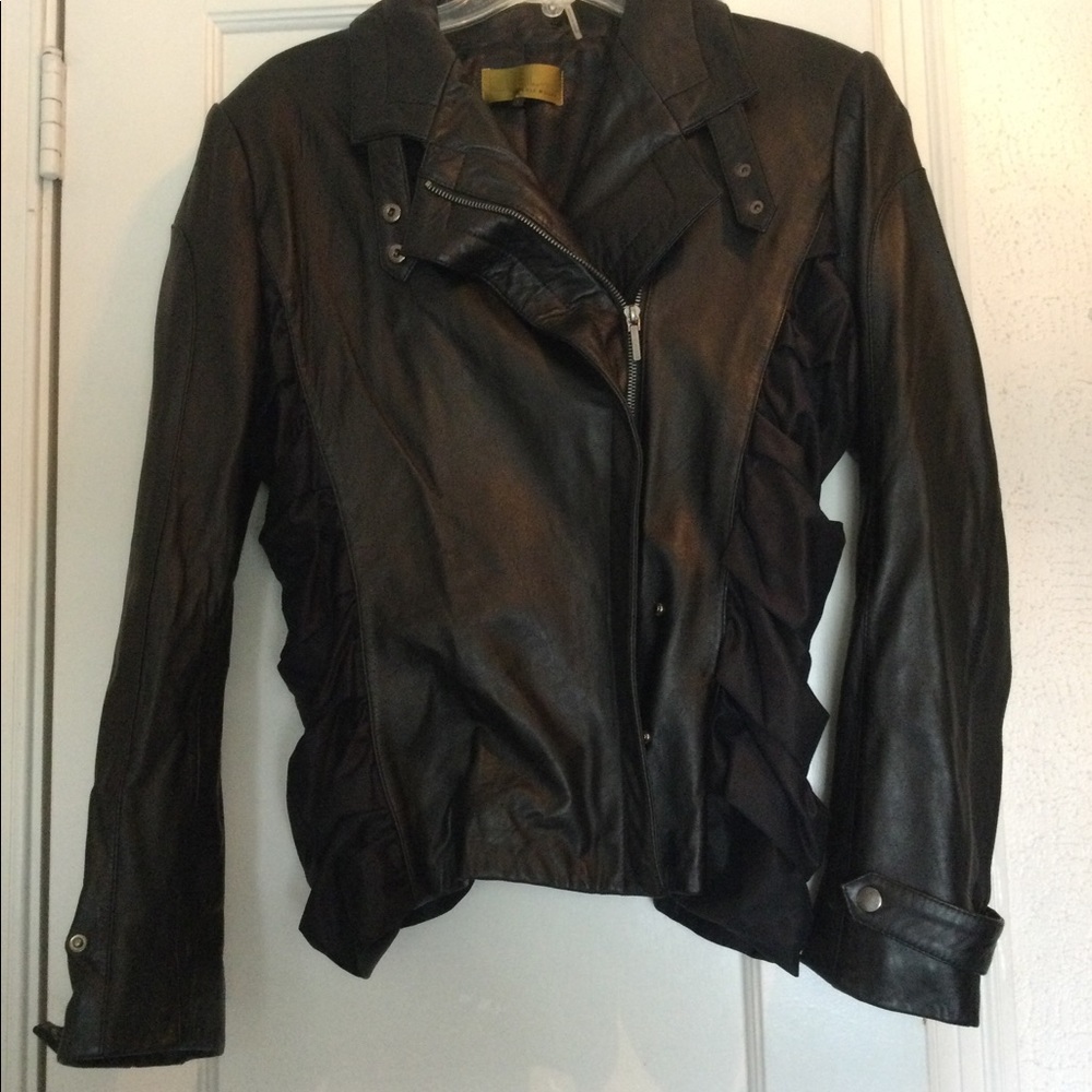 Nicole Miller leather jacket
